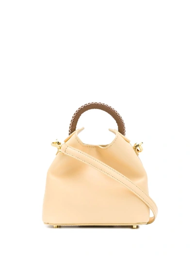 Shop Elleme Madeline Bucket Bag In Neutrals