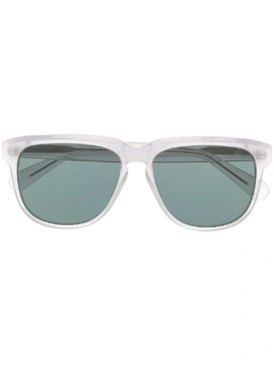 Shop Brioni Wayfarer-frame Sunglasses In Purple
