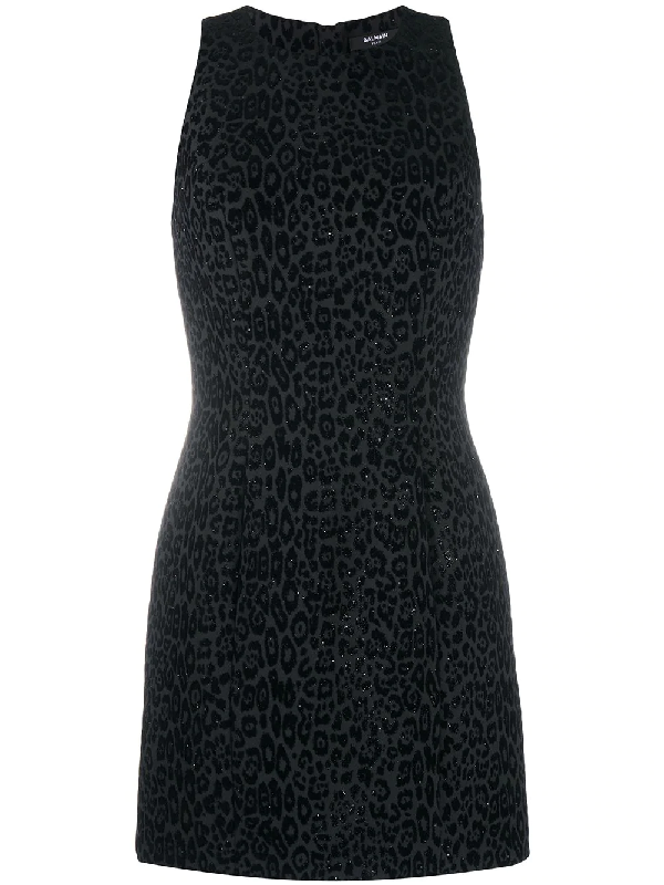 balmain glitter dress