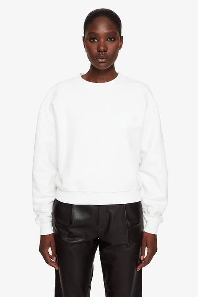 Shop Anine Bing Reed Sweatshirt In Ivory