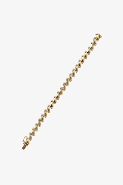 Shop Anine Bing Spiral Bracelet In Gold In 14k Gold