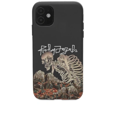 Shop Palm Angels Skeleton Iphone 11 Case In Black