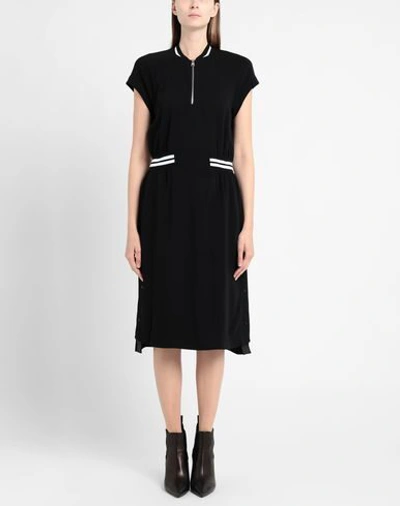 Shop Karl Lagerfeld Midi Dresses In Black