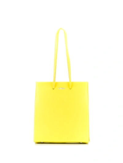 Shop Medea Mini Open Top Bag In Yellow