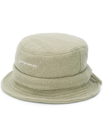 Shop Jacquemus Bucket Hat In Green