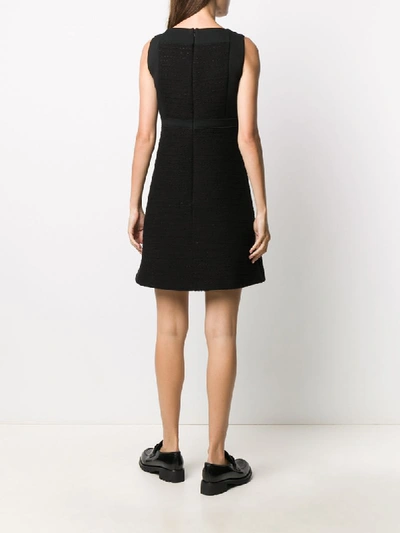 Shop Giambattista Valli Tailored Tweed Dress In Black