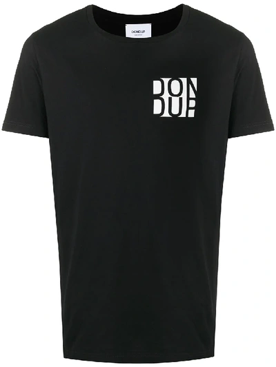 Shop Dondup Short-sleeved T-shirt In Black