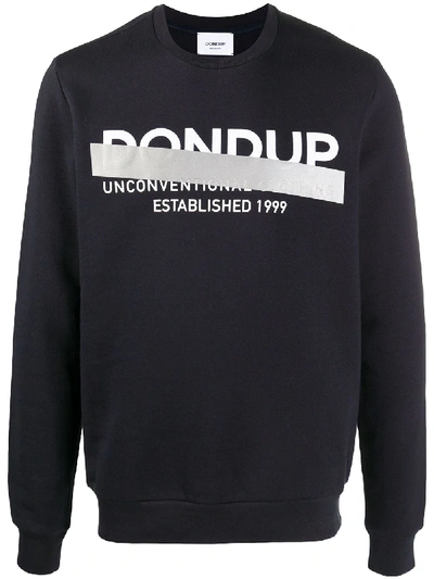 Shop Dondup Long-sleeve Sweatshirt In Blue