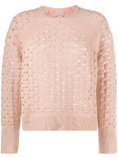 Shop By Malene Birger Acis Knit Sweater In Pink