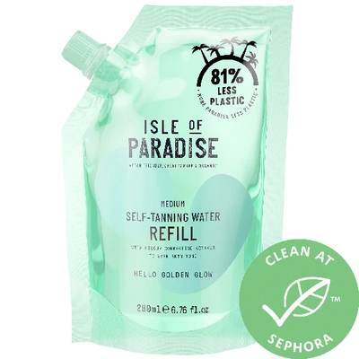 Shop Isle Of Paradise Self-tanning Refillable Water Medium 6.76 oz/ 200 ml Refill