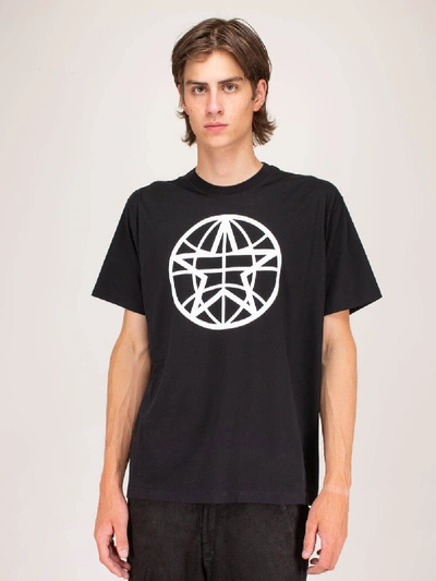 Shop Burberry Globe T-shirt Black