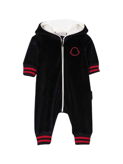 Shop Moncler Black Newborn Suit