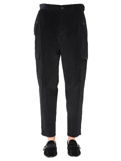 Shop Dolce & Gabbana Cargo Pants In Nero