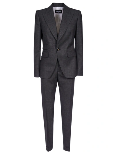 Shop Dsquared2 Classic Slim Suit In Grey