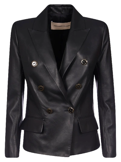 Shop Alexandre Vauthier Double-breasted Blazer In Black