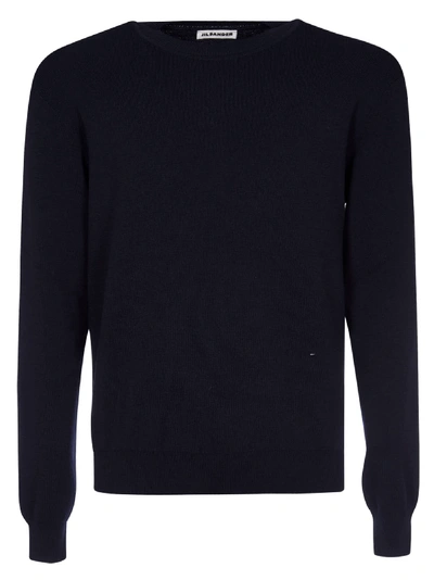 Shop Jil Sander Classic Ribbed Sweater In Black