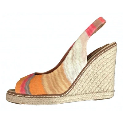 Pre-owned Missoni Pink Cloth Espadrilles