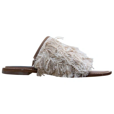 Pre-owned Tibi Beige Leather Sandals