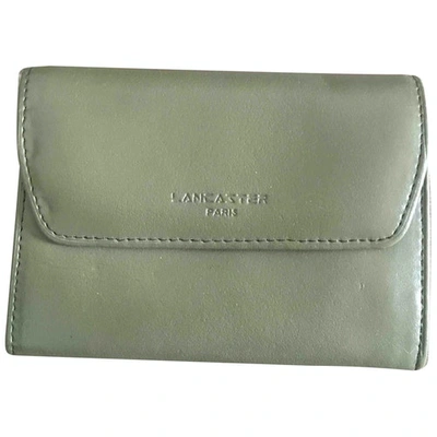 Pre-owned Lancaster Green Leather Wallet