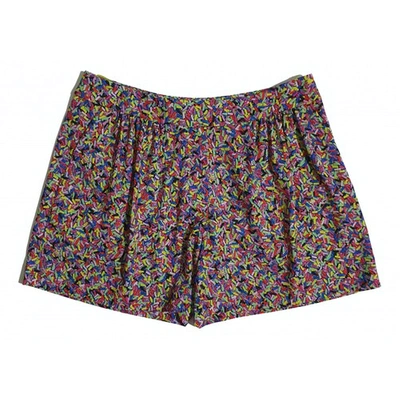 Pre-owned Moschino Multicolour Polyester Shorts