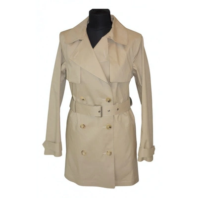 Pre-owned Celine Trench Coat In Beige