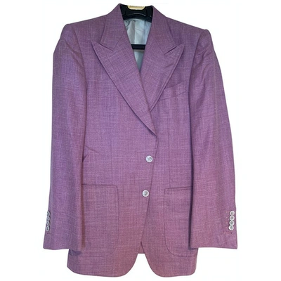 Pre-owned Tom Ford Linen Jacket In Pink