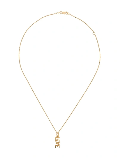 Shop Rachel Jackson Love Pendant Necklace In Gold