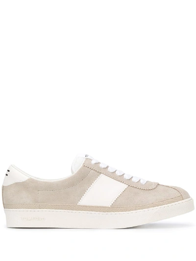 Shop Tom Ford Panelled Low-top Sneakers In Neutrals
