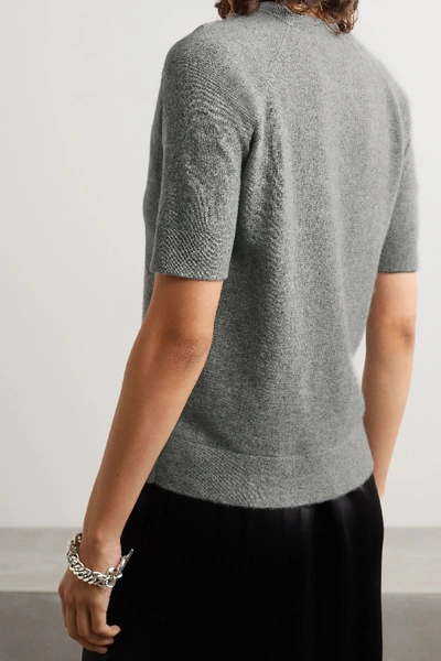 Shop Allude Cashmere Sweater In Gray