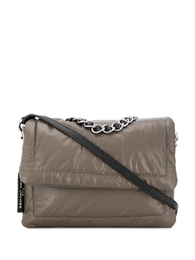 Shop Marc Jacobs The Pillow Leather Bag In Beige