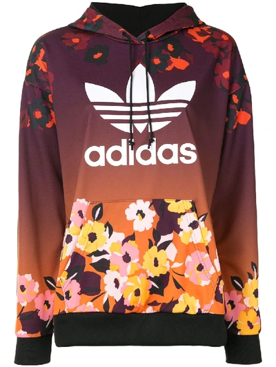 Adidas hoodie 2024 floral print