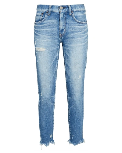 Shop Moussy Vintage Diana Cropped Skinny Jeans In Denim-lt