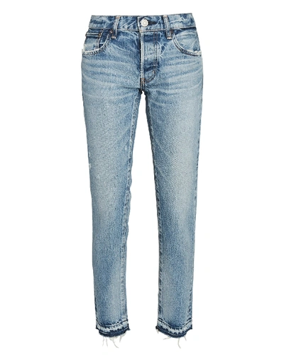Shop Moussy Vintage Maywood Tapered Skinny Jeans In Denim