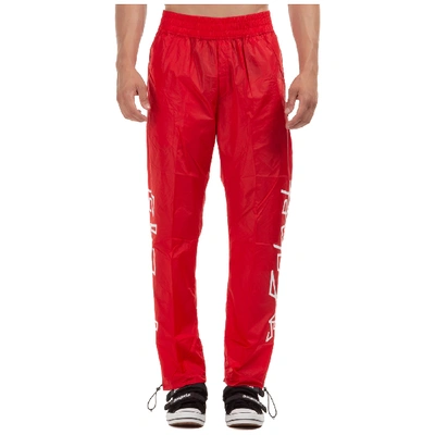 Shop Palm Angels Men's Sport Tracksuit Trousers Desert Logo In Red