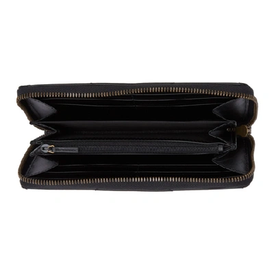 Shop Gucci Black Gg Marmont Continental Wallet In 1000 Black