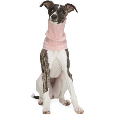 Shop Giu Giu Pink Nonna Turtleneck Dog Collar