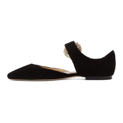 Shop Jimmy Choo Black Gin Mary-jane Flats