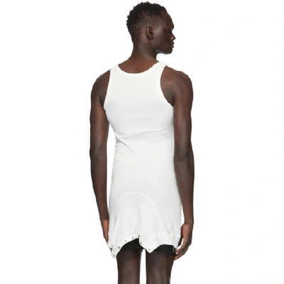 Shop Takahiromiyashita The Soloist White Short Tank Top