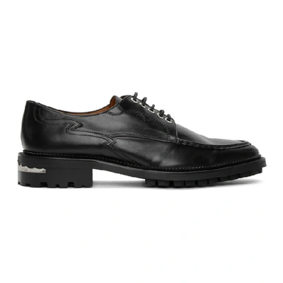 Shop Toga Virilis Black Leather Oxfords