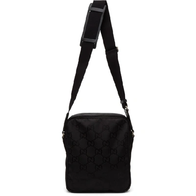 Shop Gucci Black Off The Grid Messenger Bag In 1000 Black