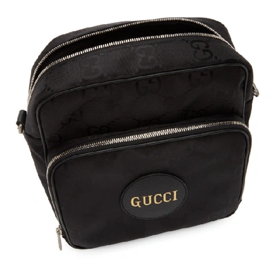 Shop Gucci Black Off The Grid Messenger Bag In 1000 Black