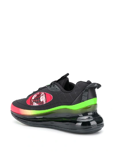 Nike Rainbow Stripe Platform Sneakers In Black | ModeSens