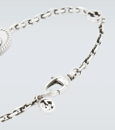 Shop Gucci Double G Bracelet In Silver