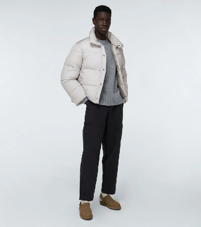 Shop Jacquemus La Doudoune Puffer Jacket In Grey