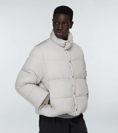 Shop Jacquemus La Doudoune Puffer Jacket In Grey