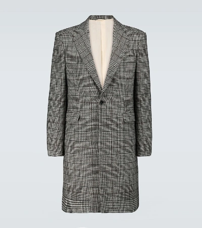 Shop Raf Simons Slim-fit Single-breasted Coat In Black