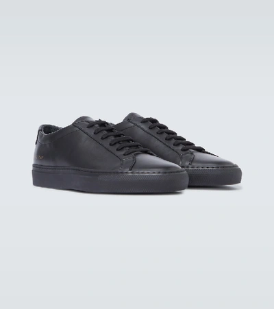 Shop Common Projects Original Achilles Low Sneakers In Black