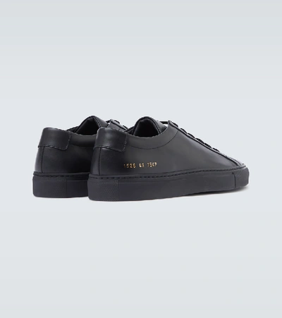 Shop Common Projects Original Achilles Low Sneakers In Black