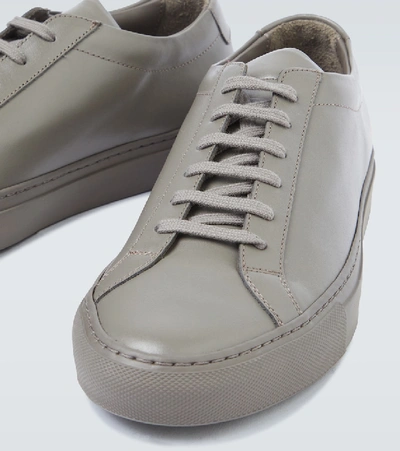 Shop Common Projects Original Achilles Low Sneakers In Grey