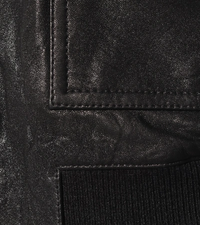 Shop Isabel Marant Étoile Cadell Leather Jacket In Black
